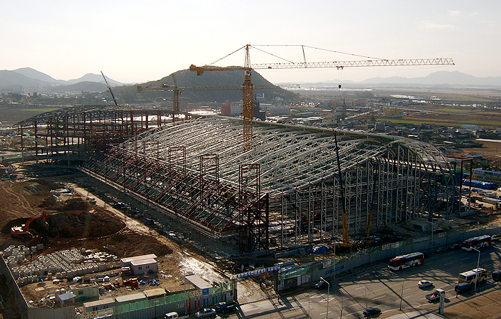 광주 김대중컨벤션센터(GEXCO)철구조물...